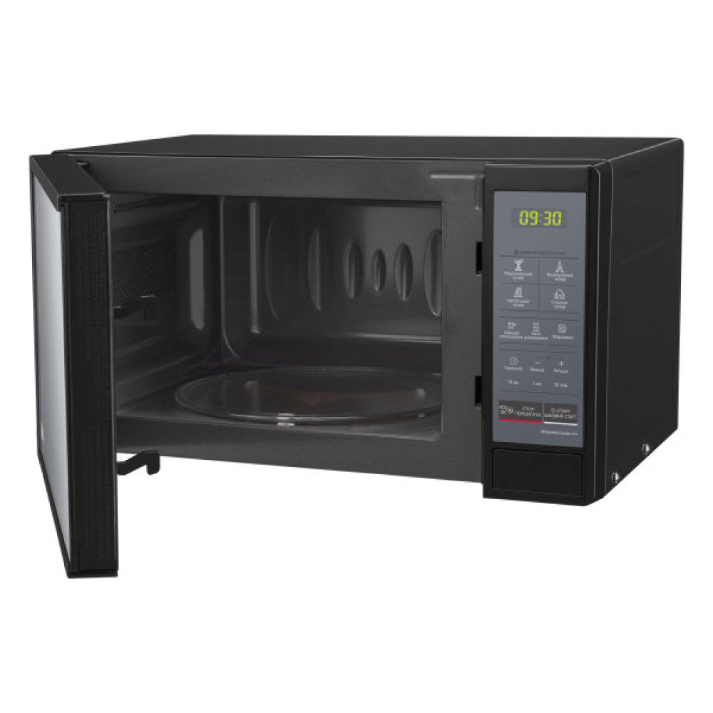 Мікрохвильова піч LG, 20л, електрон. керування, 700Вт, дисплей, чорний