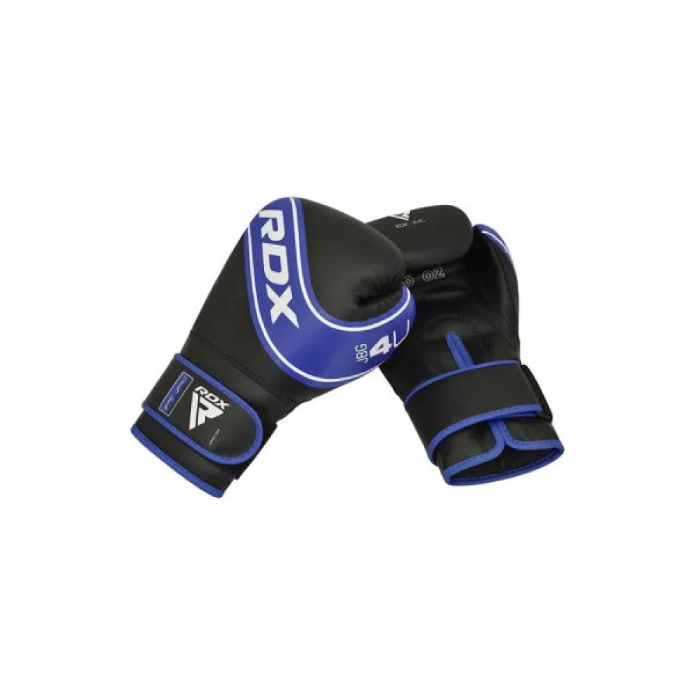 Боксерські рукавички RDX 4B Robo Kids Blue/Black 6 унцій (JBG-4U-6oz)