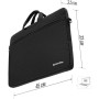 Сумка для ноутбука ColorWay 17.3" Casual Black (CW-LBC173-BK) Сумка для ноутбука ColorWay 17.3" Casual Black (CW-LBC173-BK)