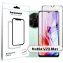 Скло захисне BeCover Nubia V70 Max Black (713456) Скло захисне BeCover Nubia V70 Max Black (713456)
