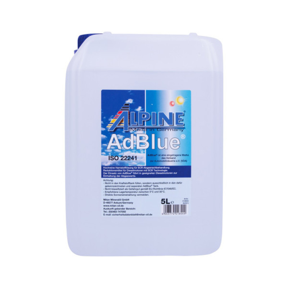 Присадка автомобільна Alpine AdBlue ISO 22 241 - 5л (9004-5)