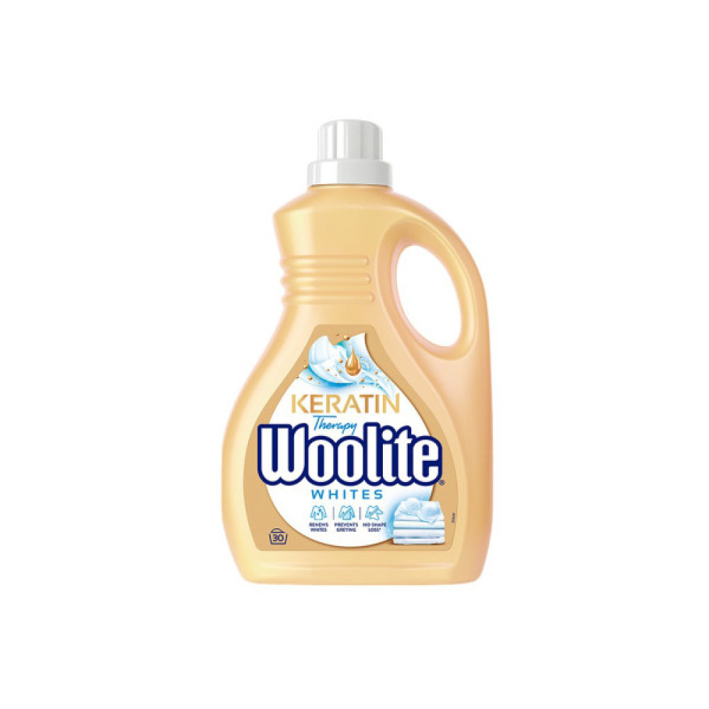 Гель для прання Woolite Для світлих та білих тканин З кератином 1.8 л (5908252004553)