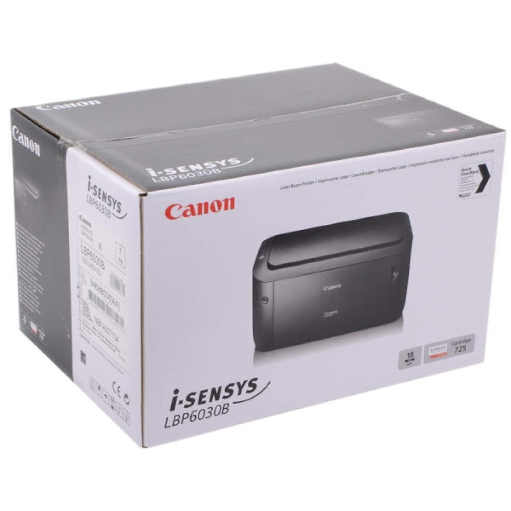 Принтер А4 Canon i-SENSYS LBP6030B (бандл з 2 картриджами)