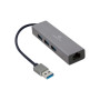 Адаптер USB-A to Gigabit Ethernet, 3 Ports USB 3.1 Gen1 Cablexpert (A-AMU3-LAN-01) Адаптер USB-A to Gigabit Ethernet, 3 Ports USB 3.1 Gen1 Cablexpert (A-AMU3-LAN-01)