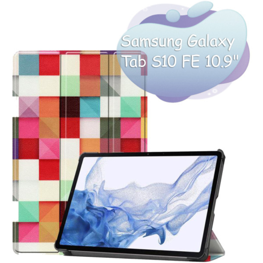 Чохол до планшета BeCover Smart Case Samsung Galaxy Tab S10 FE (SM-X520/SM-X526) 10.9" Square (713289) Чохол до планшета BeCover Smart Case Samsung Galaxy Tab S10 FE (SM-X520/SM-X526) 10.9" Square (713289)