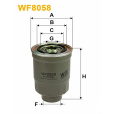 Фільтр паливний Wixfiltron WF8058