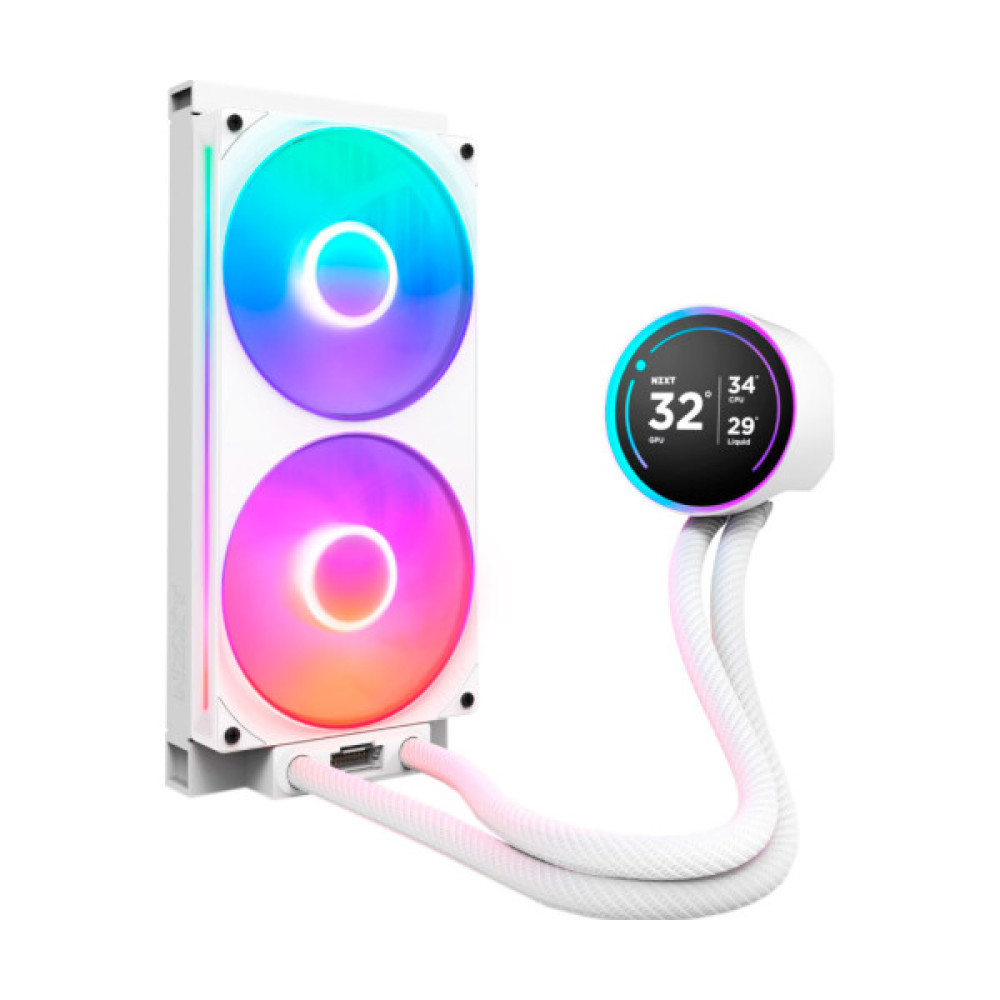 Система рідинного охолодження NZXT Kraken Elite RGB 240mm AIO (RL-KR24E-W2)