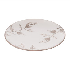 Тарілка Ardesto Asti, 19.4см, кераміка, біло-бежевий (AR1419AB)