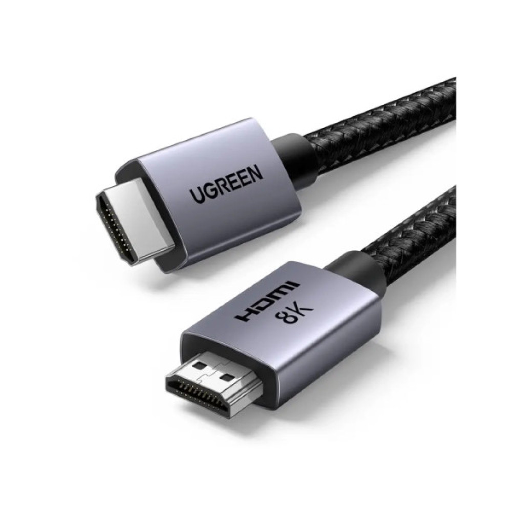 Кабель мультимедійний HDMI M to HDMI M 1.0m 8K black Ugreen (25908)