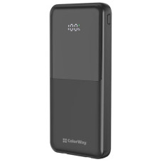 Батарея універсальна ColorWay 10 000 mAh DigiPower PD/22.5W, QC/4.0, Black (CW-PB100LP01BK)