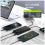 Батарея універсальна ColorWay 10 000 mAh DigiPower PD/22.5W, QC/4.0, Black (CW-PB100LP01BK)