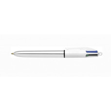 Ручка масляна Bic 4 in 1 Colours Shine Silver, срібна (bc982873)