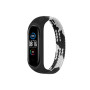 Ремінець до фітнес браслета BeCover Elastic Nylon Style для Xiaomi Mi Smart Band 5/6 (Size M) Black-White (706147) Ремінець до фітнес браслета BeCover Elastic Nylon Style для Xiaomi Mi Smart Band 5/6 (Size M) Black-White (706147)