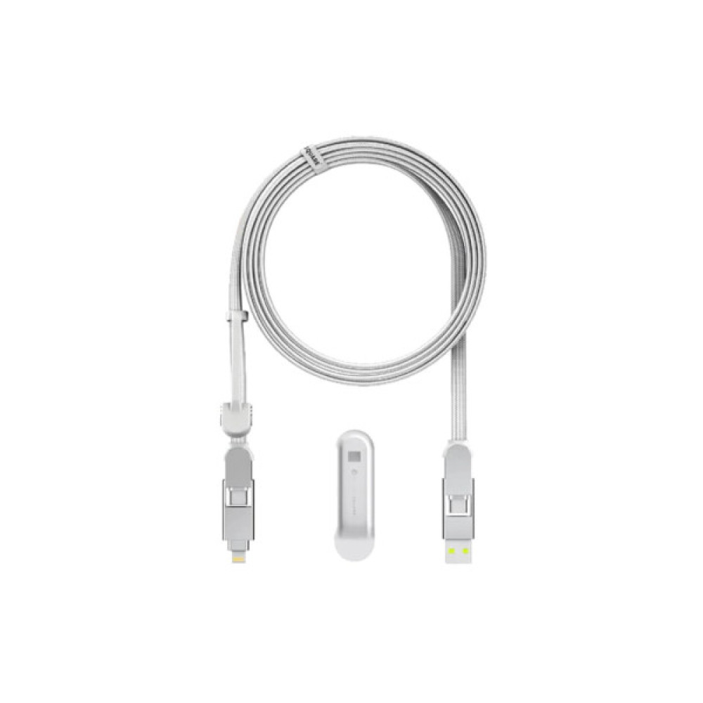Дата кабель 6in1 inCharge XL 3.0m white Rolling Square (XLL02R)