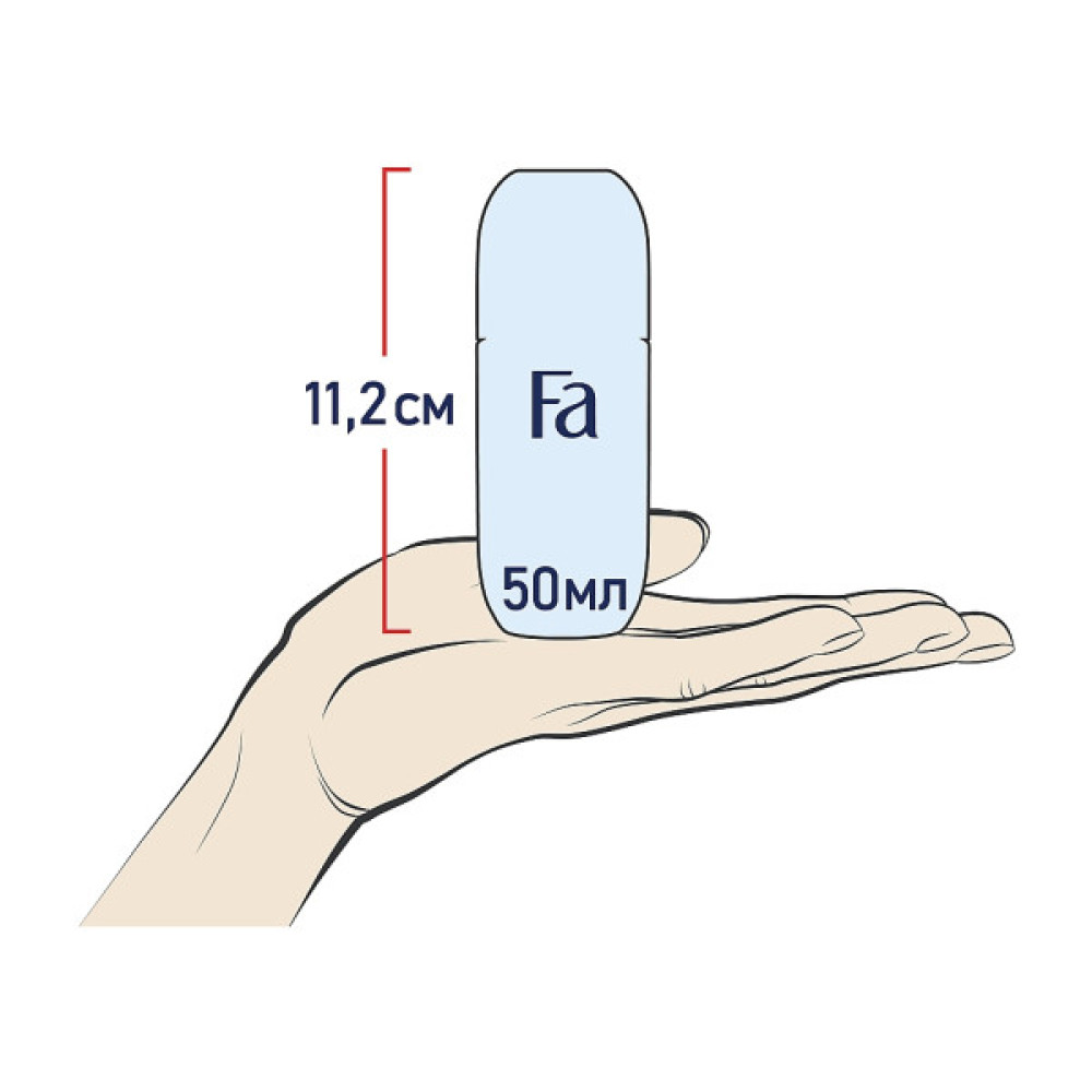 Антиперспірант Fa Invisible Fresh Lily of the Valley 50 мл (9000101251401)