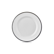 Тарілка By Bone серія "Helix Black" кругла 24 см (HL-BLA-GT-24-DZ)
