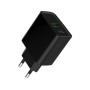 Зарядний пристрій Gembird 1xUSB-A + 1 Type-C (PD20Вт + QC3.0 18Вт) black (TA-UC-PDQC20-01-BK) Зарядний пристрій Gembird 1xUSB-A + 1 Type-C (PD20Вт + QC3.0 18Вт) black (TA-UC-PDQC20-01-BK)