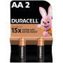 Батарейка Duracell AA лужні 2 шт. в упаковці (5000394058163 / 81551267) Батарейка Duracell AA лужні 2 шт. в упаковці (5000394058163 / 81551267)