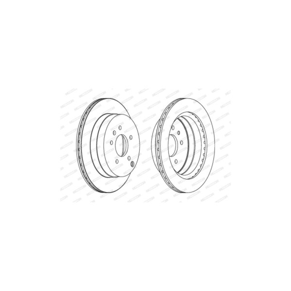 Гальмівний диск FERODO DDF1660C