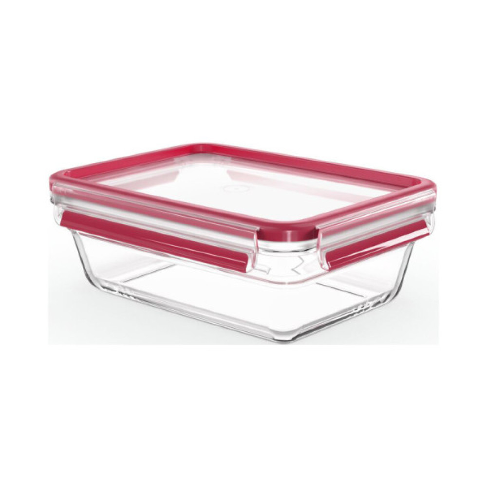 Харчовий контейнер Tefal Masterseal Glass Red 1.3 л (N1041010)