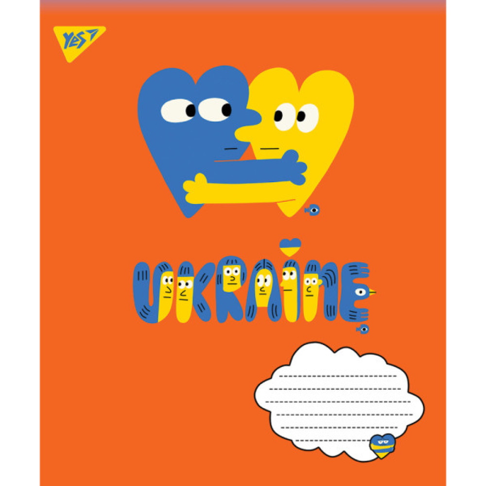 Зошит Yes А5 Ukraine 60 аркушів, лінія (766243)