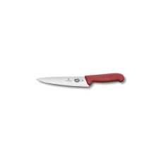 Кухонний ніж Victorinox Fibrox разделочный 19 см, красный (5.2001.19)