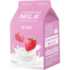 Маска для обличчя A'pieu Strawberry Milk One-Pack 21 г (8809747939855)
