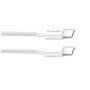 Дата кабель USB-C to USB-C 1.0m 3A 60W white ColorWay (CW-CBPDCC055-WT)