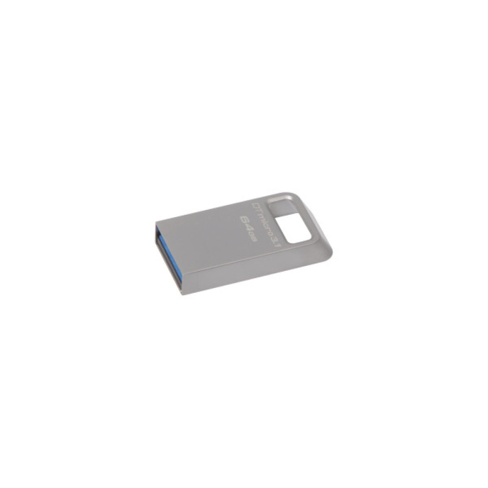 Накопичувач Kingston   64GB USB 3.2 Type-A Gen1 DT Micro R200MB/s Metal