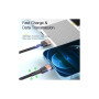 Дата кабель USB 2.0 AM to Lightning 2.0m 2.4A blue Essager (EXCL-XCA03)