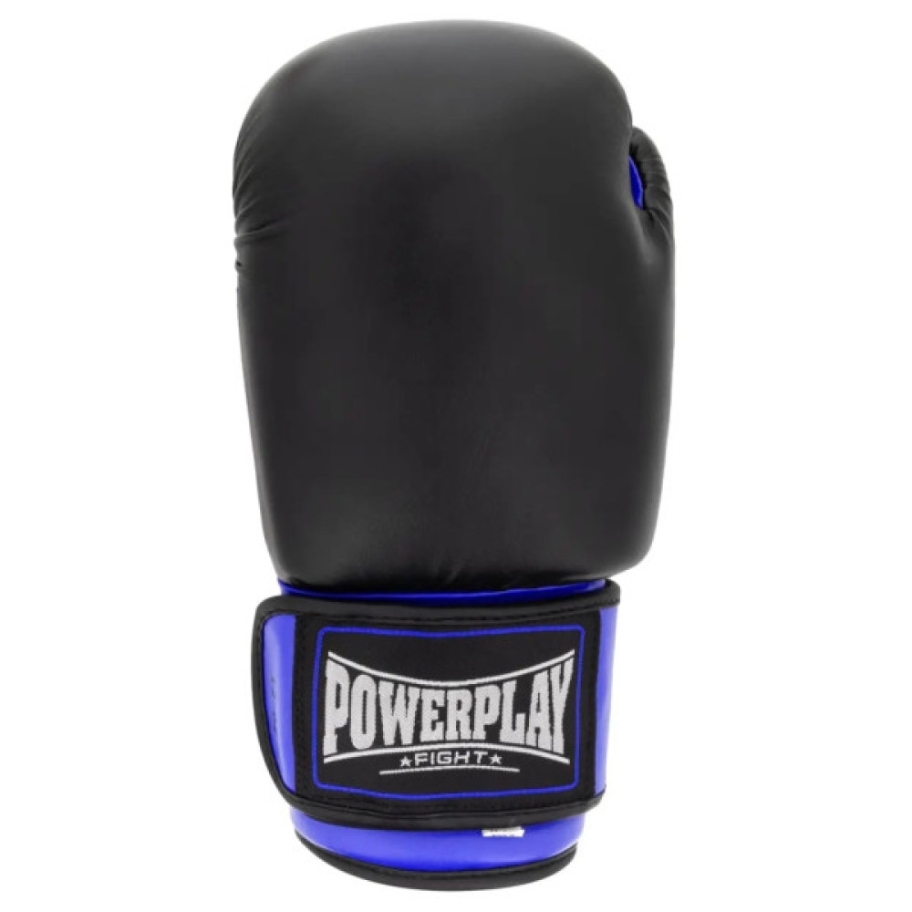 Боксерські рукавички PowerPlay 3004 Classic Чорно-Сині 10 унцій (PP_3004_10oz_Bl/Navy)