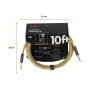 Інструментальний кабель Fender Cable Deluxe Series 10' Tweed (228463) Інструментальний кабель Fender Cable Deluxe Series 10' Tweed (228463)