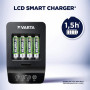 Зарядний пристрій для акумуляторів Varta LCD Smart Plus CHARGER +4*AA 2100 mAh (57684101441) Зарядний пристрій для акумуляторів Varta LCD Smart Plus CHARGER +4*AA 2100 mAh (57684101441)