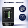 Зарядний пристрій для акумуляторів Varta LCD Smart Plus CHARGER +4*AA 2100 mAh (57684101441) Зарядний пристрій для акумуляторів Varta LCD Smart Plus CHARGER +4*AA 2100 mAh (57684101441)