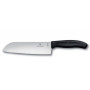 Кухонний ніж Victorinox SwissClassic сантоку 17 см, черный (6.8503.17B)