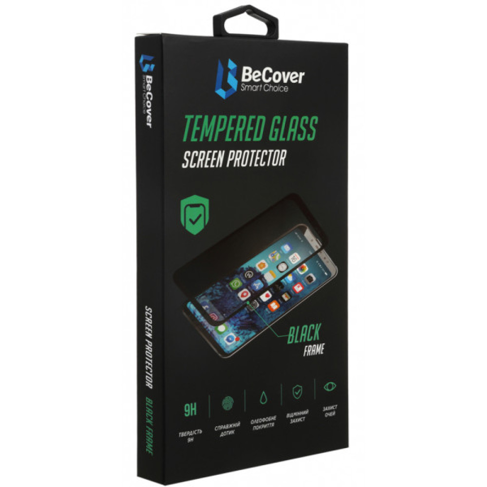 Скло захисне BeCover Motorola Moto E7 Power / E7i Power Black (706450) Скло захисне BeCover Motorola Moto E7 Power / E7i Power Black (706450)