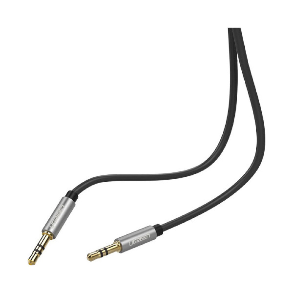 Кабель мультимедійний 3.5mm M to 3.5mm M 3.0m AV119 black Ugreen (10736)