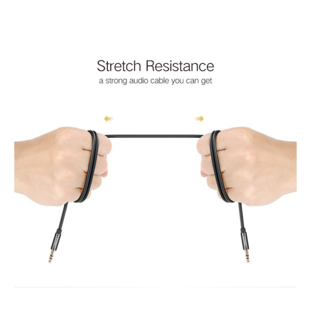 Кабель мультимедійний 3.5mm M to 3.5mm M 3.0m AV119 black Ugreen (10736)