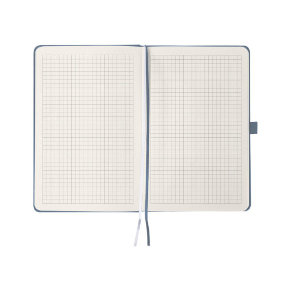 Книга записна Axent Partner 125x195 мм 96 аркушів, клітинка сіра (8201-62-A)
