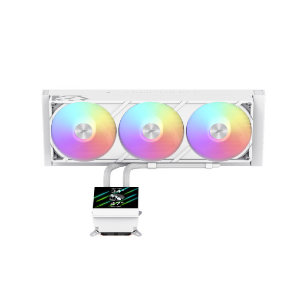 Система рідинного охолодження Gamemax GLACIER 360 LCD WH