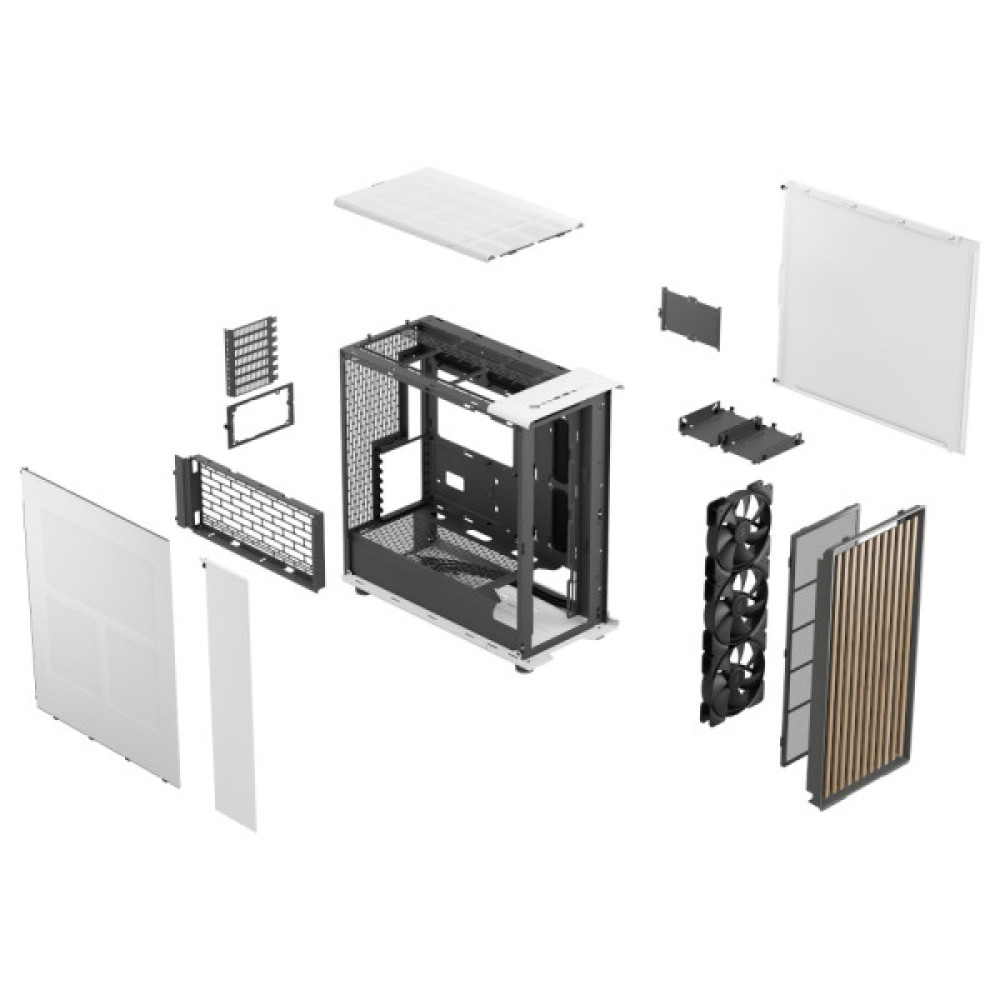 FRACTAL DESIGN North XL RC Chalk White TGС (FD-C-NOR1X-06)