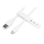 Дата кабель USB 2.0 AM to USB-C 2.0m 60W white Digitus (AK-300340-020-W)