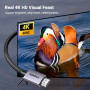 Кабель мультимедійний HDMI M to HDMI M 3.0m V2.0 4K60Hz HD153 black Ugreen (25300)