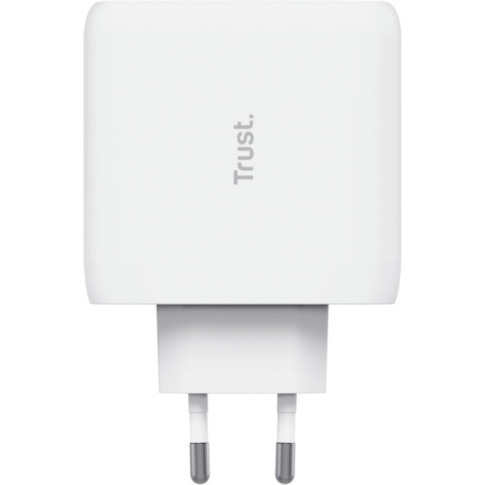 Зарядний пристрій Trust Maxo 65W 2xUSB-C PD white (25381_TRUST)