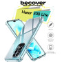 Чохол до мобільного телефона BeCover Anti-Shock Honor 200 Lite Clear (713147) Чохол до мобільного телефона BeCover Anti-Shock Honor 200 Lite Clear (713147)