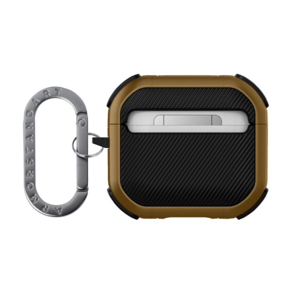 Чохол для навушників Armorstandart Panzer для Apple Airpods 4 Brown (ARM82556)
