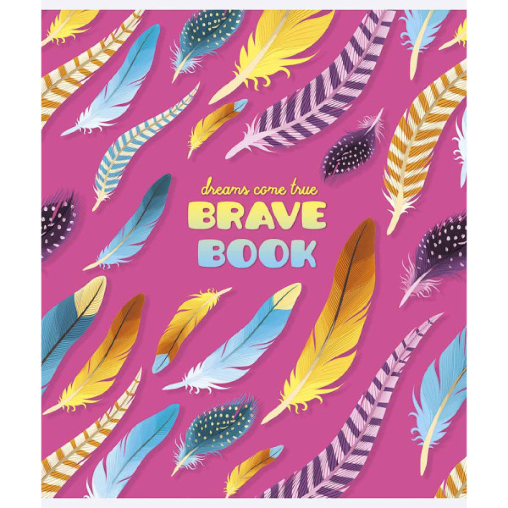 Зошит Школярик Brave book 12 аркушів лінія (012-3022L)