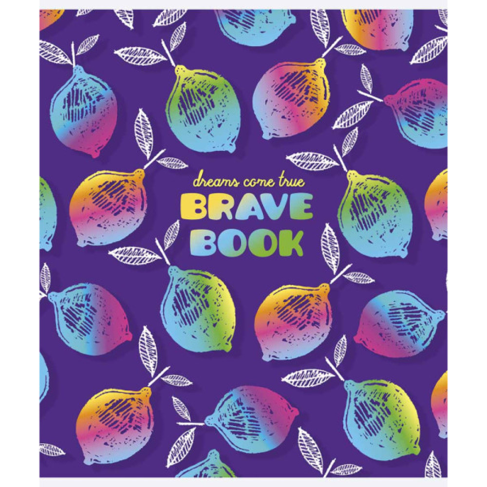 Зошит Школярик Brave book 12 аркушів лінія (012-3022L)
