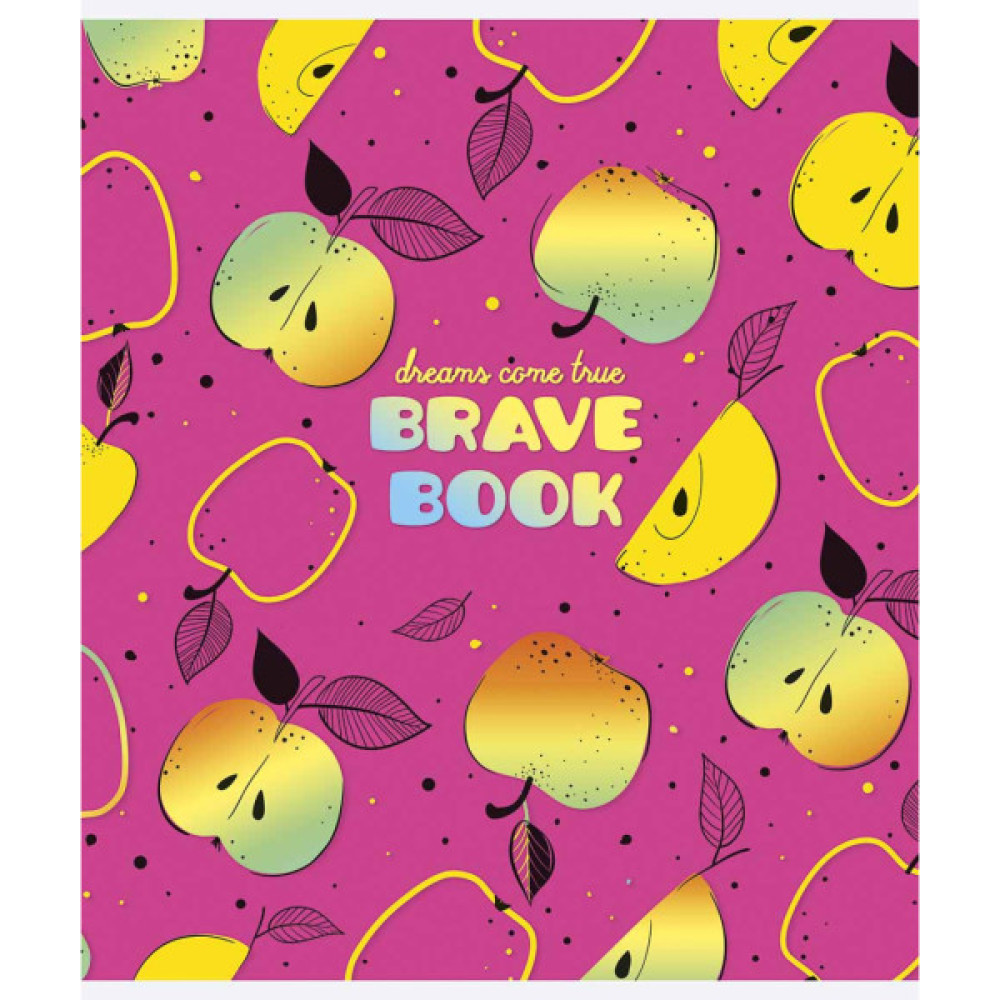 Зошит Школярик Brave book 12 аркушів лінія (012-3022L)