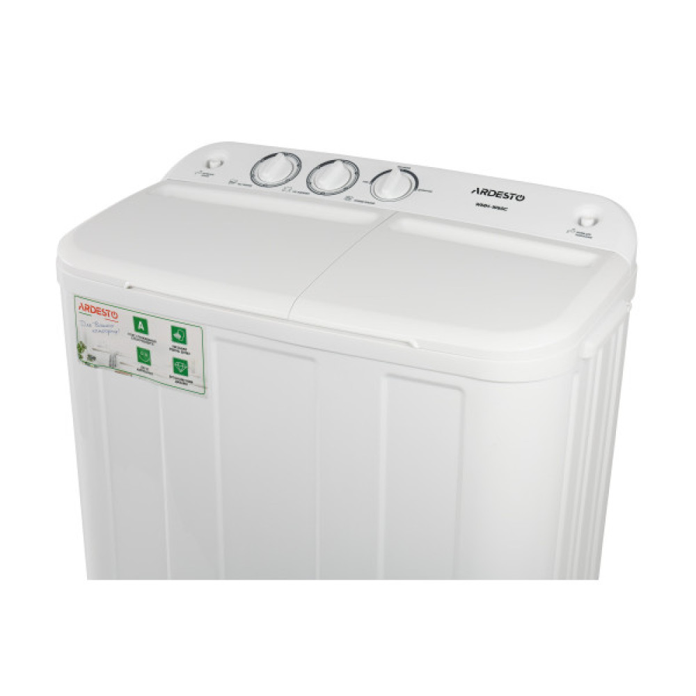 Пральна машина ARDESTO напівавтомат., 6кг, 1350, A, 41см, віджим, білий